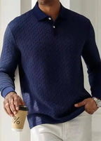 Long Sleeve Polo Sweater