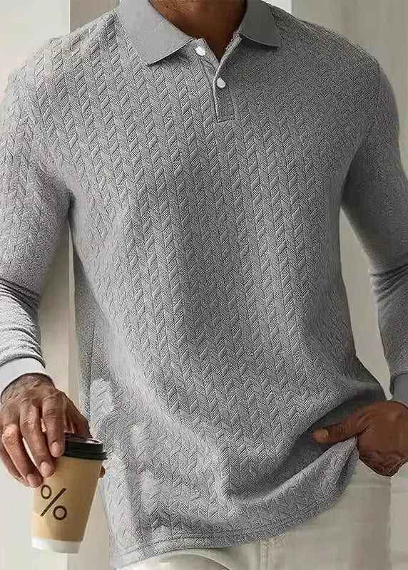 Long Sleeve Polo Sweater