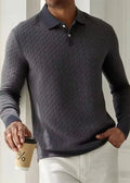 Long Sleeve Polo Sweater