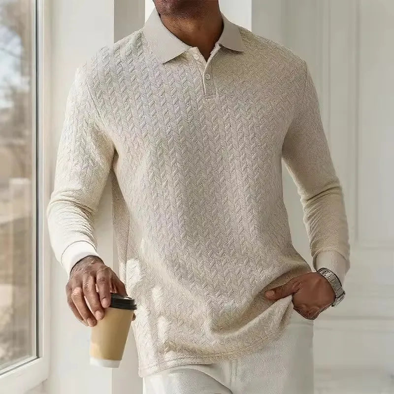 Long Sleeve Polo Sweater